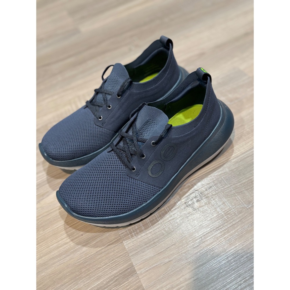 Oofos OOmg Mesh Low Navy Blue Recovery Shoes Mens 9 EU 42 05012025-11